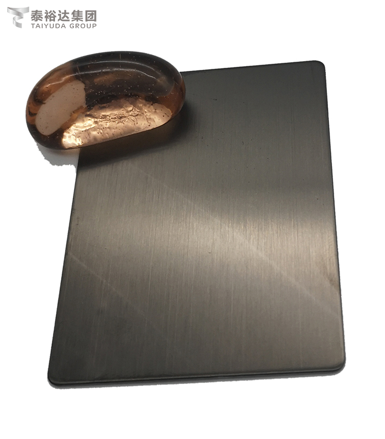 Prix ​​en gros de la couleur noire 304 plaque en acier inoxydable laminé à froid à froid pour escalier